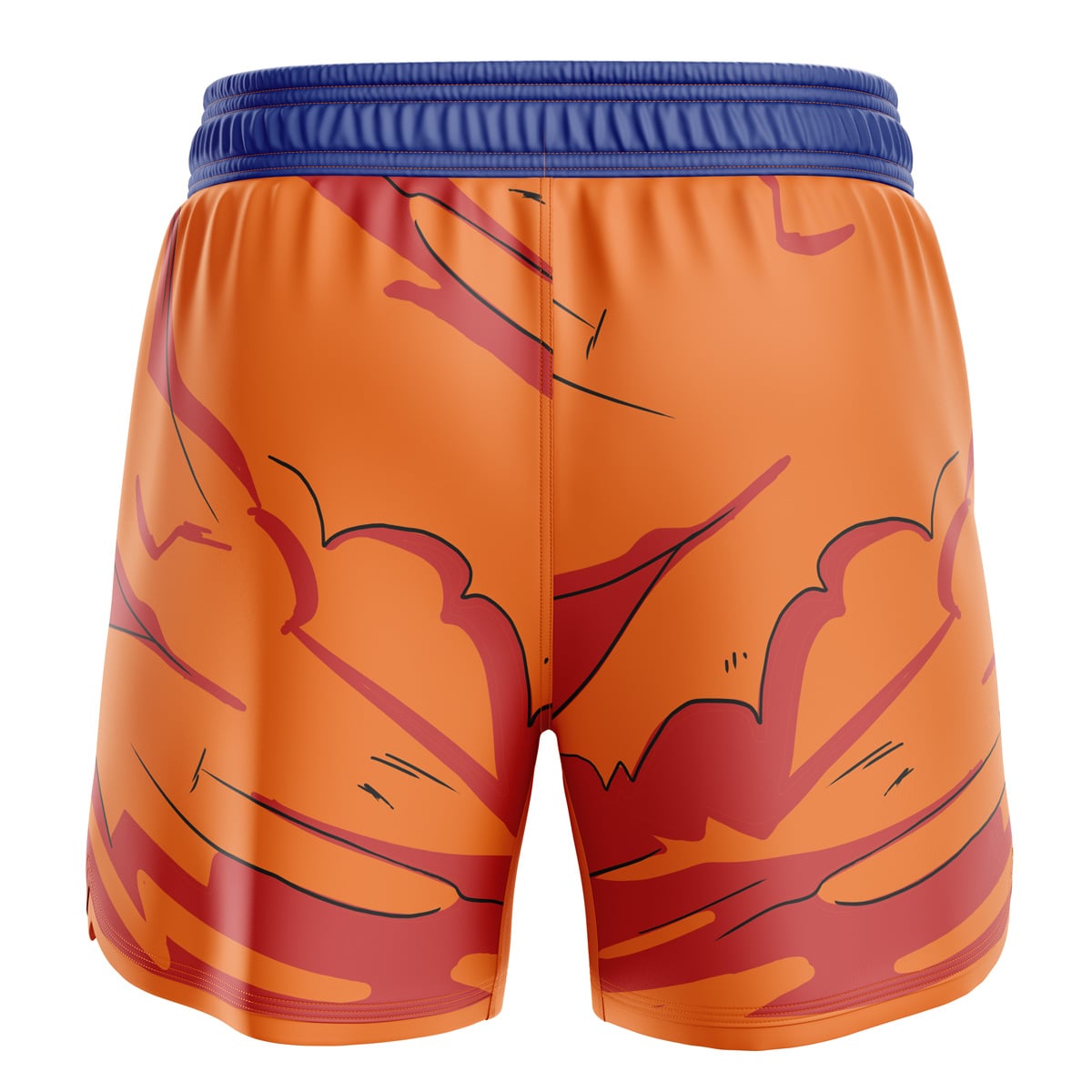 Goku Torn Gi Dragon Ball Z BJJ MMA & UFC Shorts - Image 2
