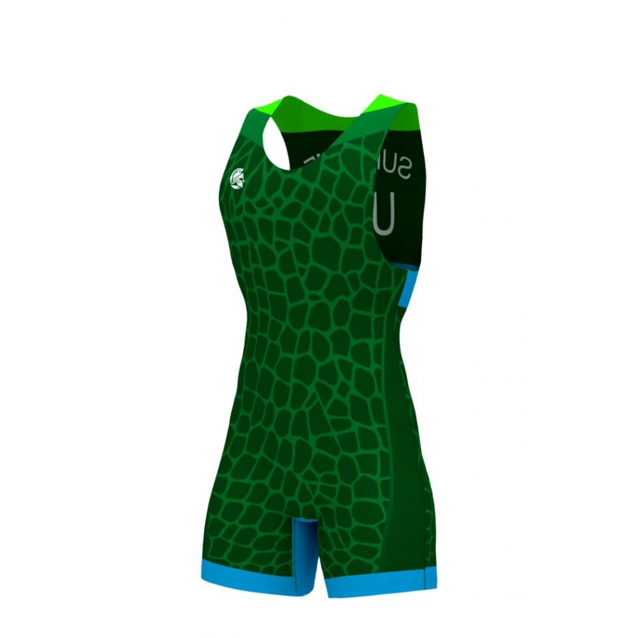 Wrestling Singlet - N2 Green - Image 4